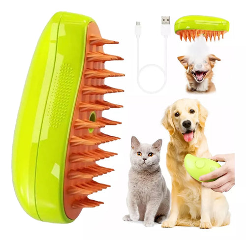 Cepillo vaporizador para mascotas